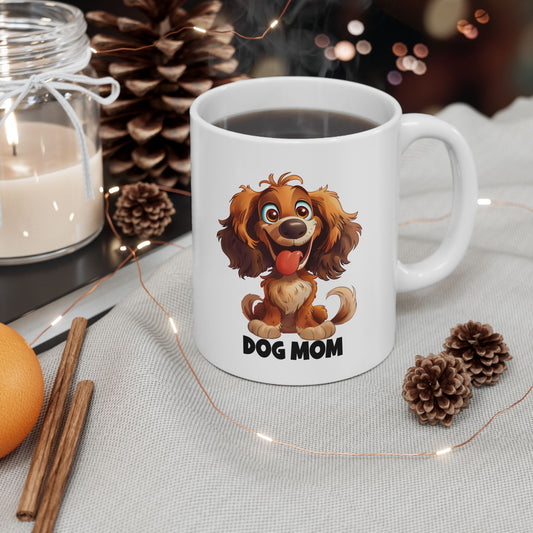 Ceramic Mug, Dog Mom (11oz, 15oz)