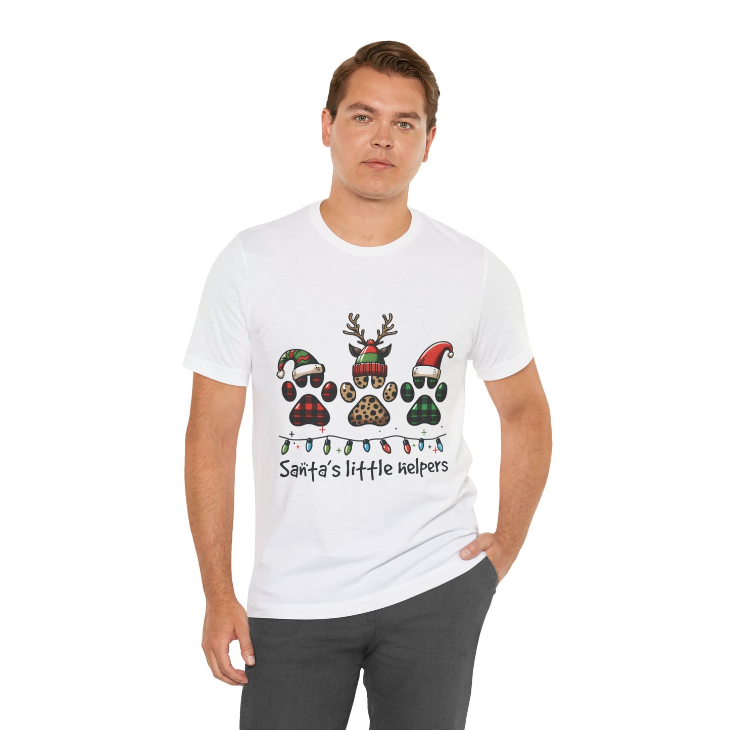 Unisex Jersey Short Sleeve Tee Santa´s Little Helpers