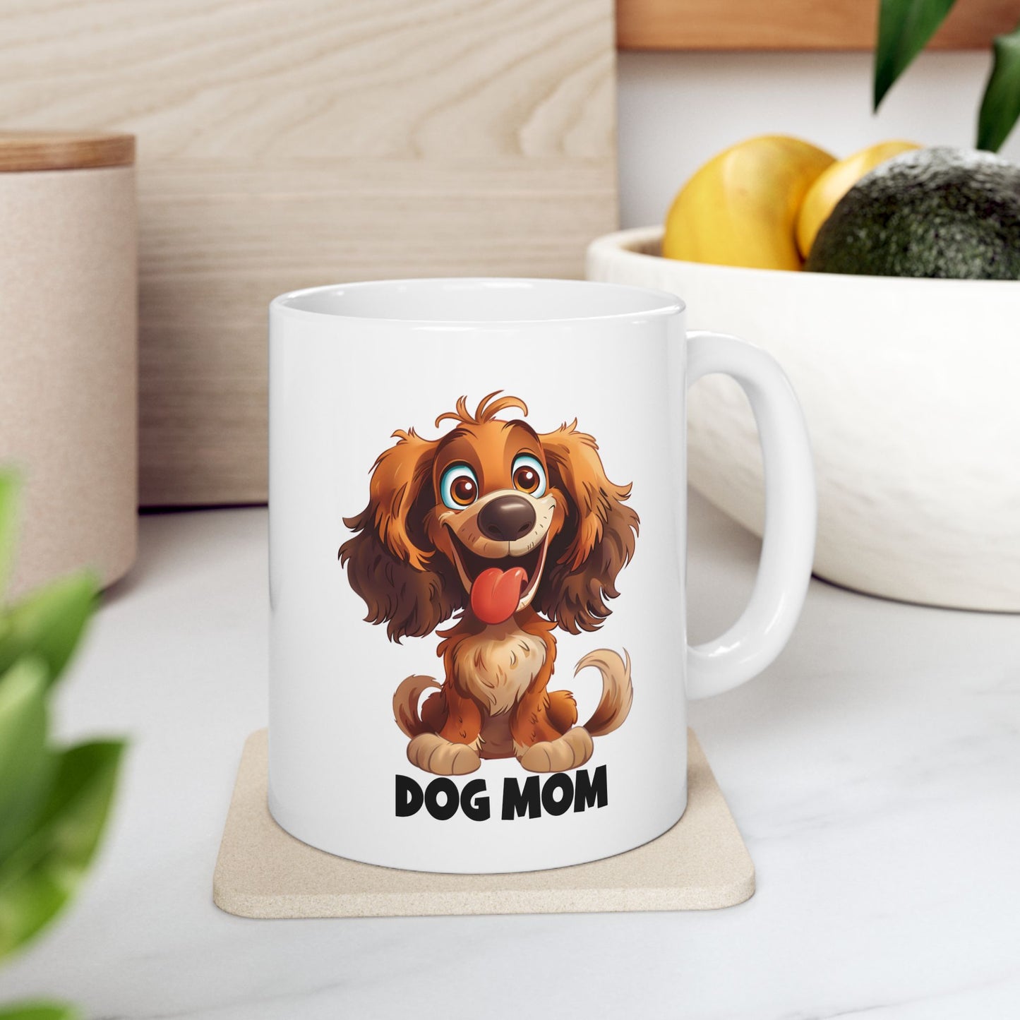 Ceramic Mug, Dog Mom (11oz, 15oz)