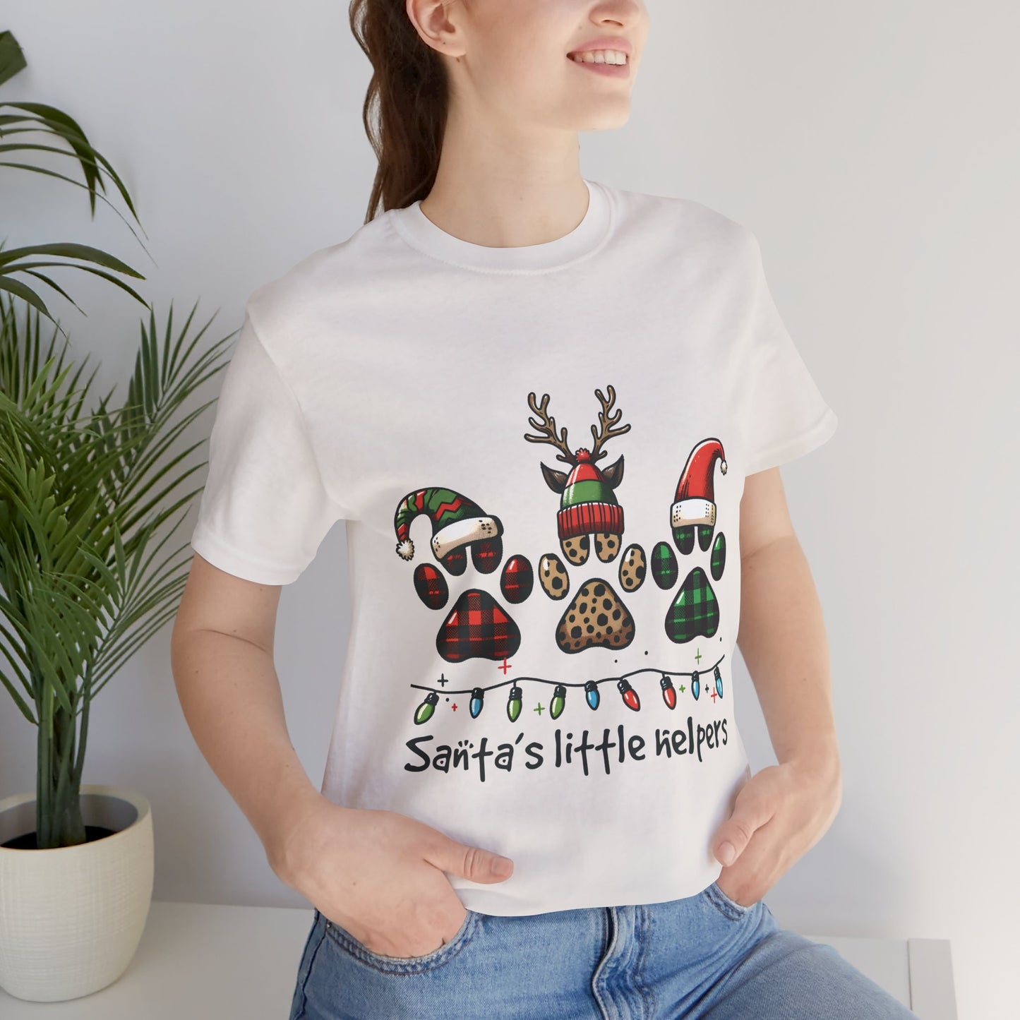 Unisex Jersey Short Sleeve Tee Santa´s Little Helpers