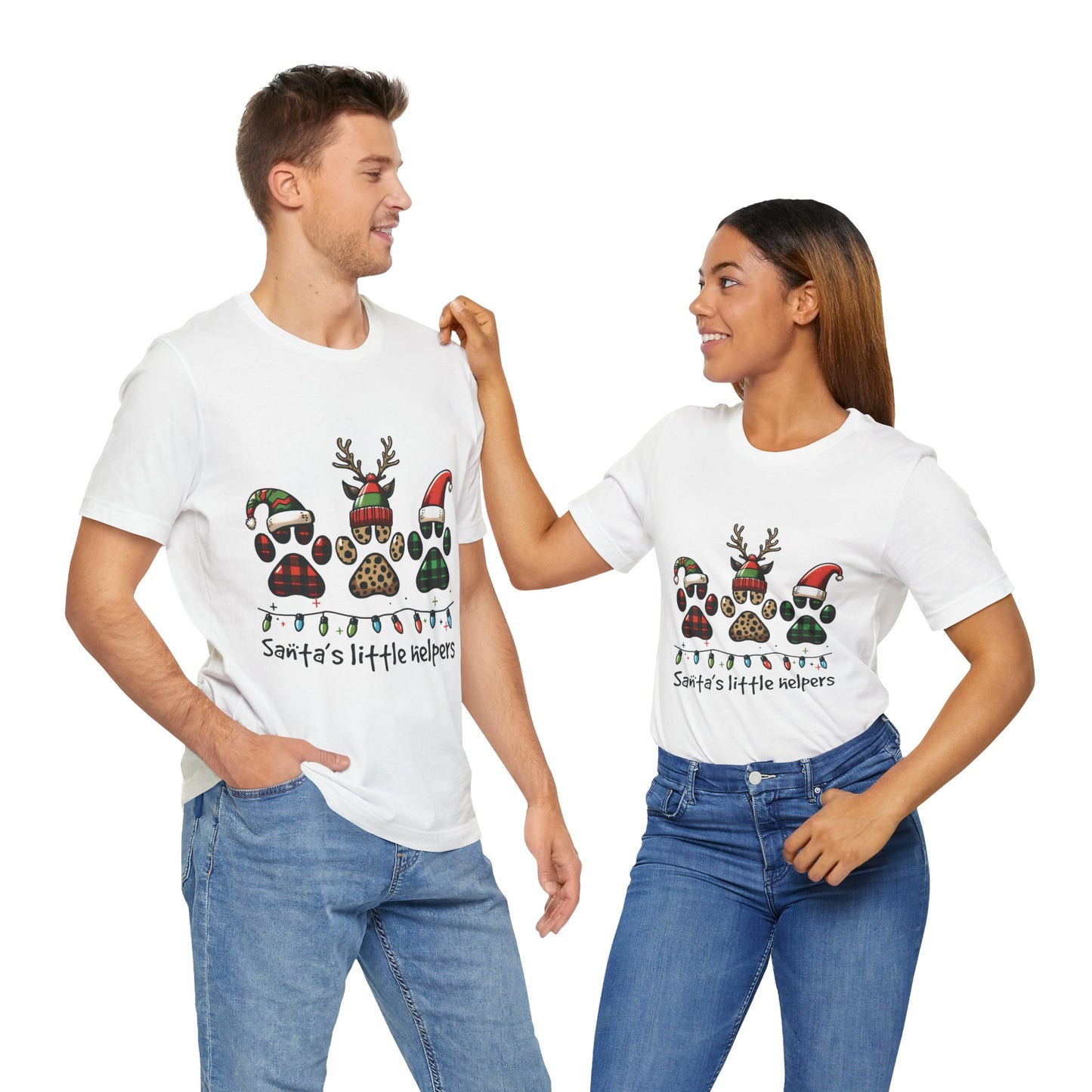 Unisex Jersey Short Sleeve Tee Santa´s Little Helpers